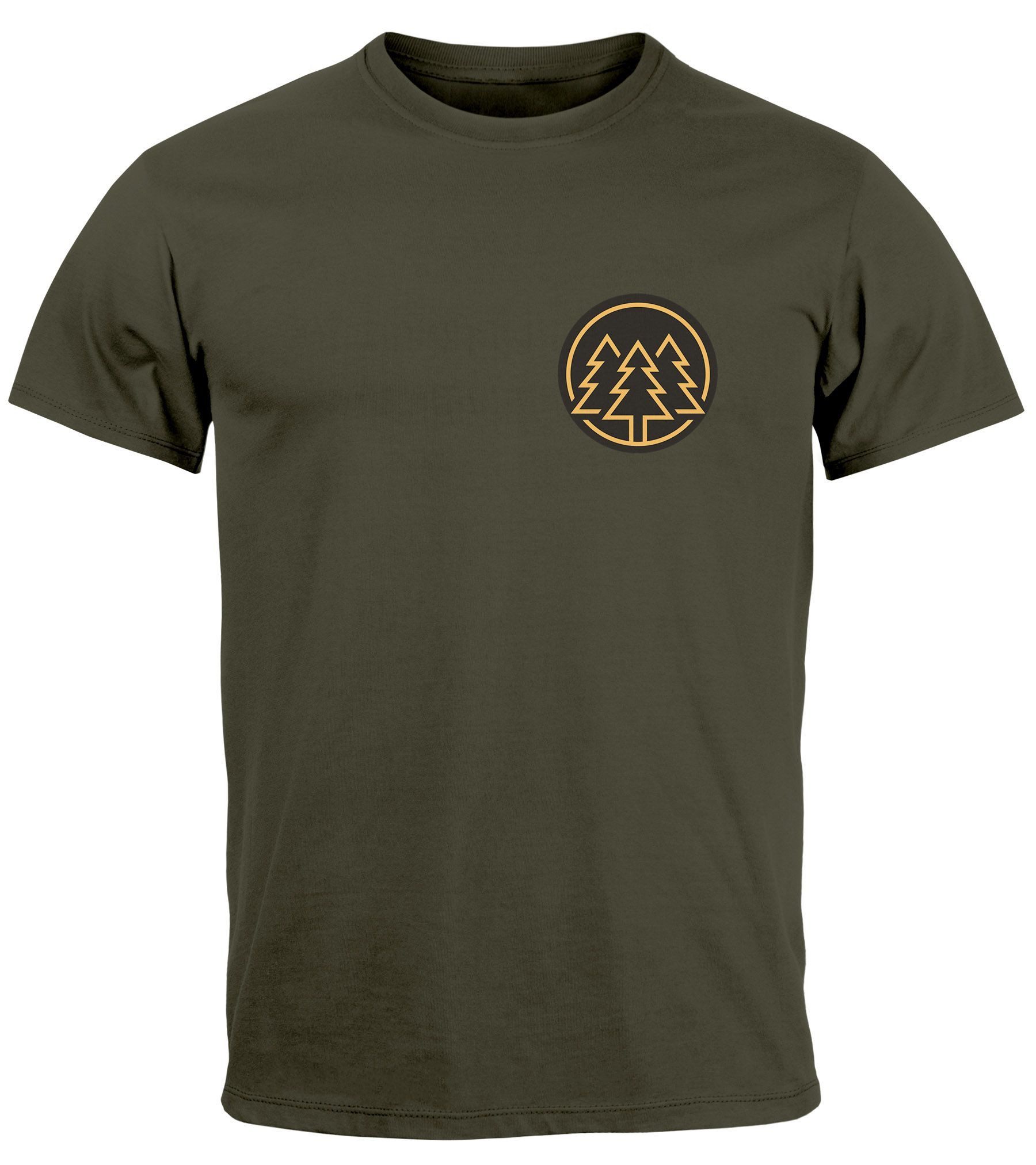 Neverless Print-Shirt Herren T-Shirt Print Logo günstig online kaufen