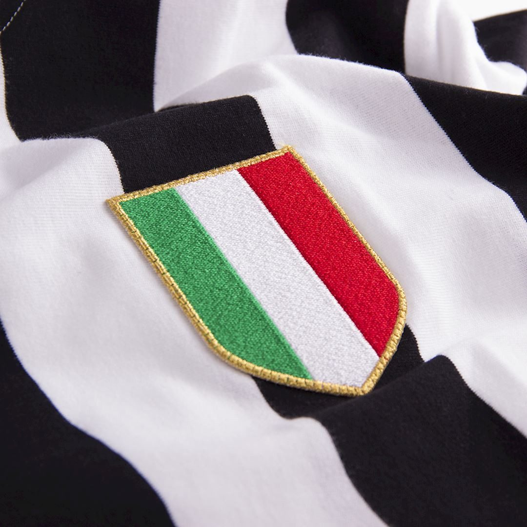 COPA Fußballtrikot Retro Juventus FC 1951/52 Gesticktes Vereinsemblem