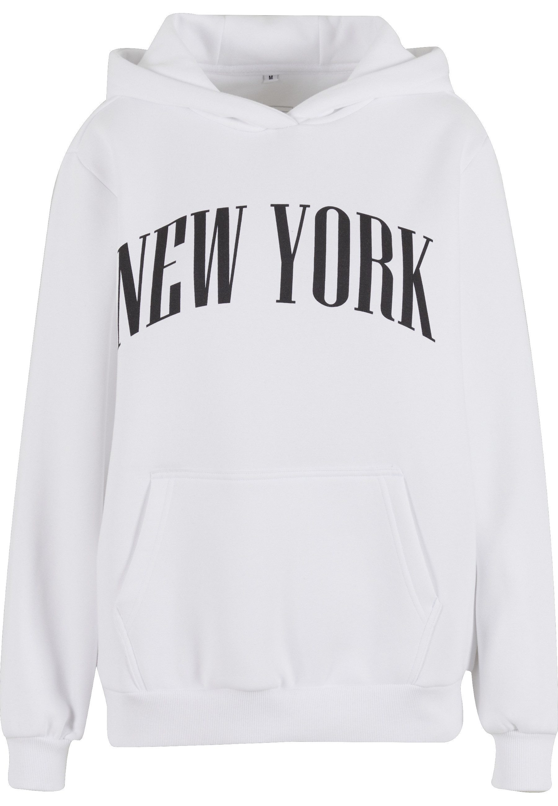 Miss Tee Kapuzensweatshirt Miss Tee New York Ladies Fluffy Hoody günstig online kaufen
