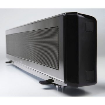 Hama Soundbar Wandhalterung für Soundbars und Sonos Playbar, universal Soundbar-Halterung, (universelle Einstellung, Farbe Schwarz, Befestigung am Fernseher TV)