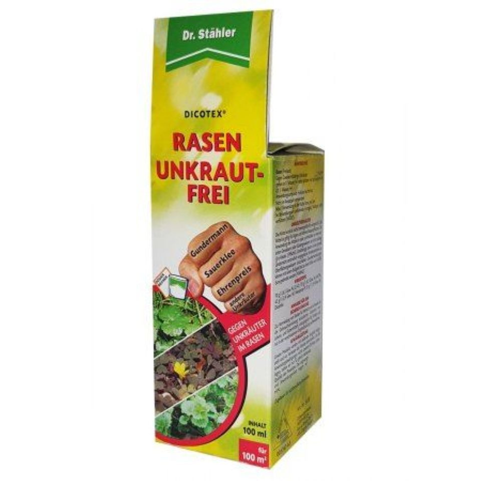 Dr. Stähler Unkrautbekämpfungsmittel Dicotex Rasen Unkraut-Frei, 100 ml