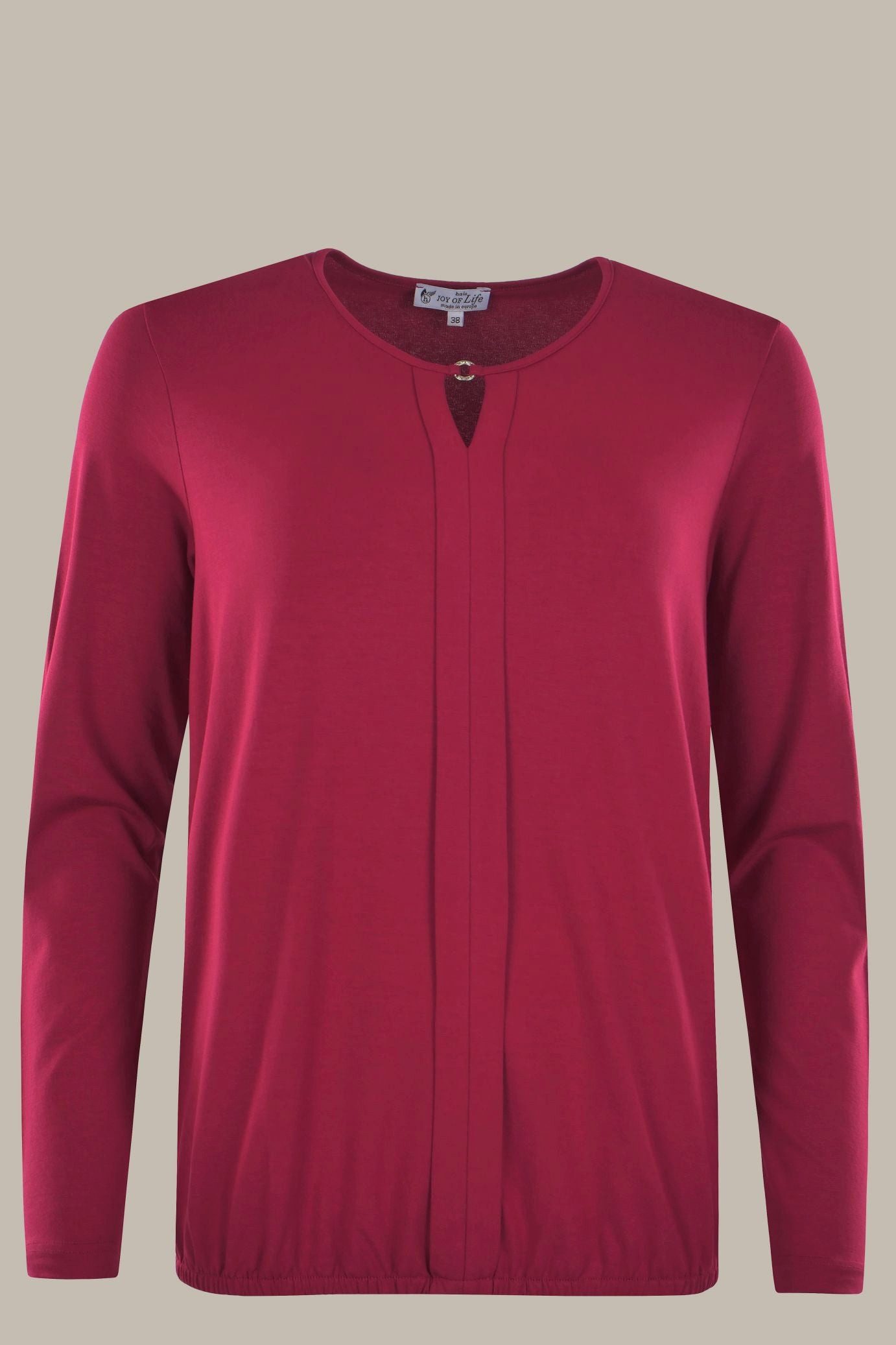 Hajo Blusenshirt Damen Shirt mit Schmucköse günstig online kaufen