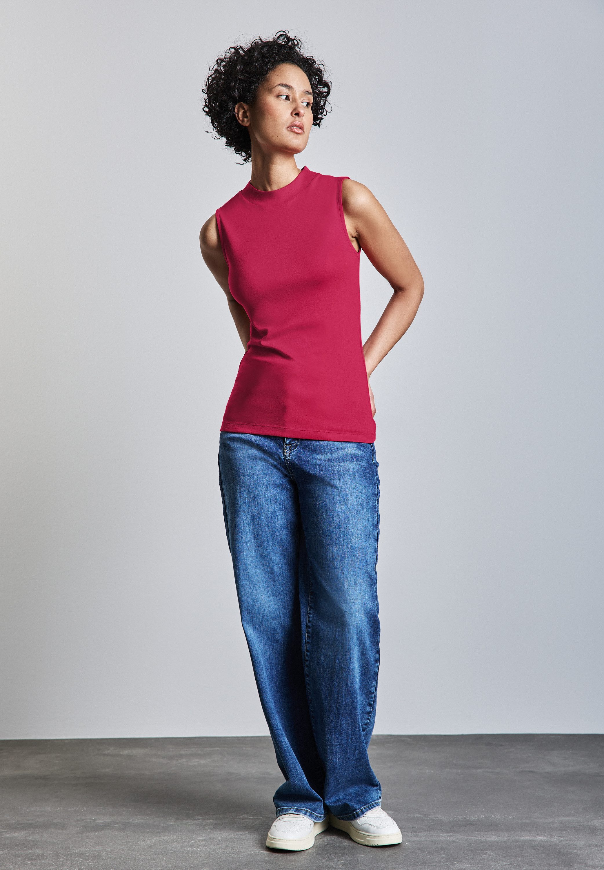 STREET ONE T-Shirt im soften Baumwoll-Mix