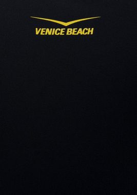 Venice Beach Badeanzug mit Einsätzen in Melange-Optik
