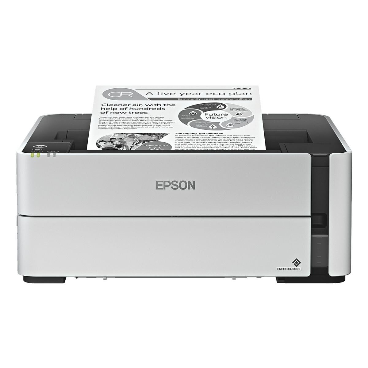 Epson Eco Tank ET-M1180 Tintenstrahldrucker, (A3, für schwarz-weiß, mit automatischem Duplexdruck)