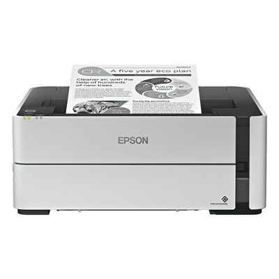 Epson Eco Tank ET-M1180 Tintenstrahldrucker, (A3, für schwarz-weiß, mit automatischem Duplexdruck)