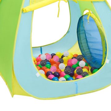 vidaXL Spielzelt Kinderspielzelt mit 350 Bällen Mehrfarbig Kinderzelt