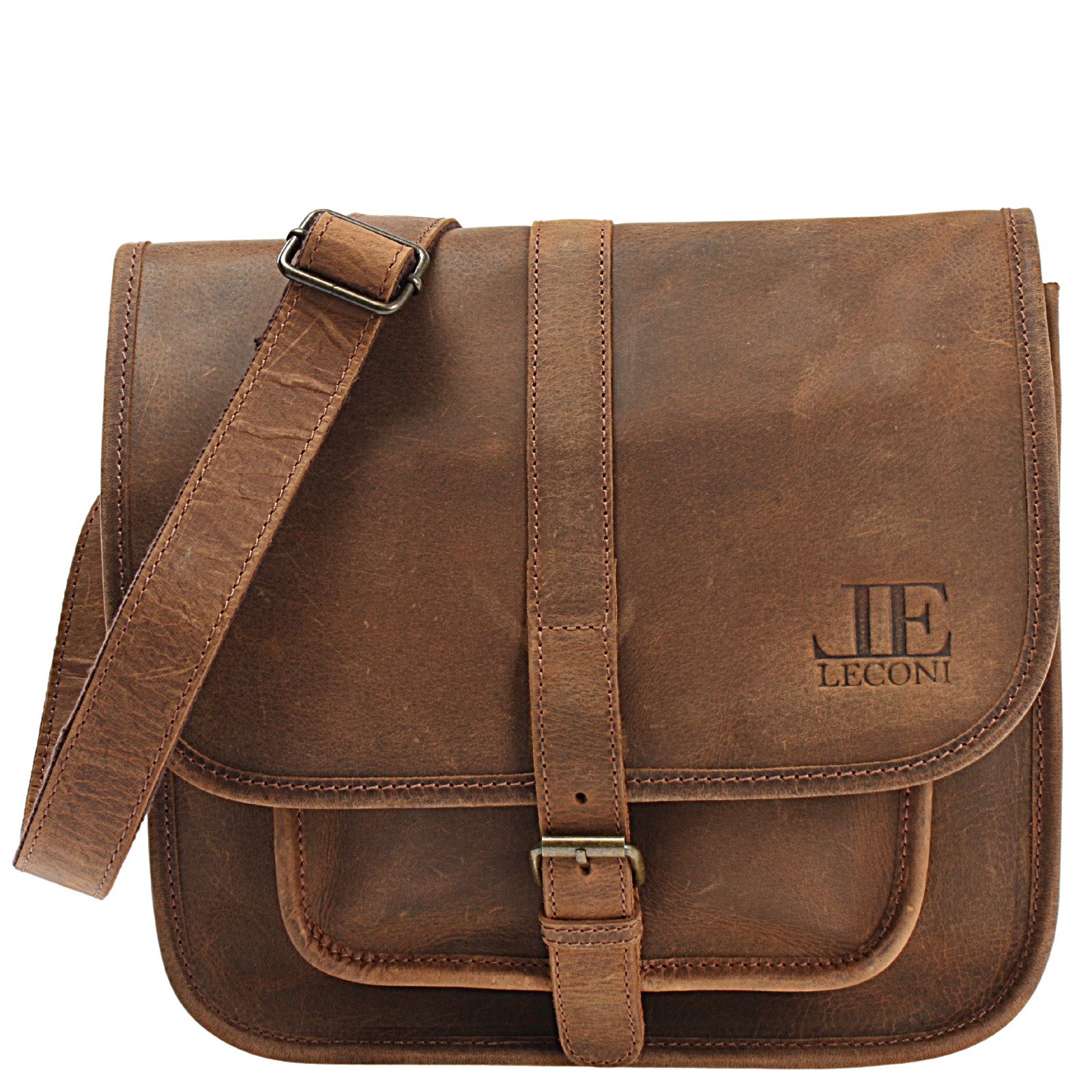 LECONI Umhängetasche Handtasche Schultertasche Freizeittasche Büffelleder günstig online kaufen