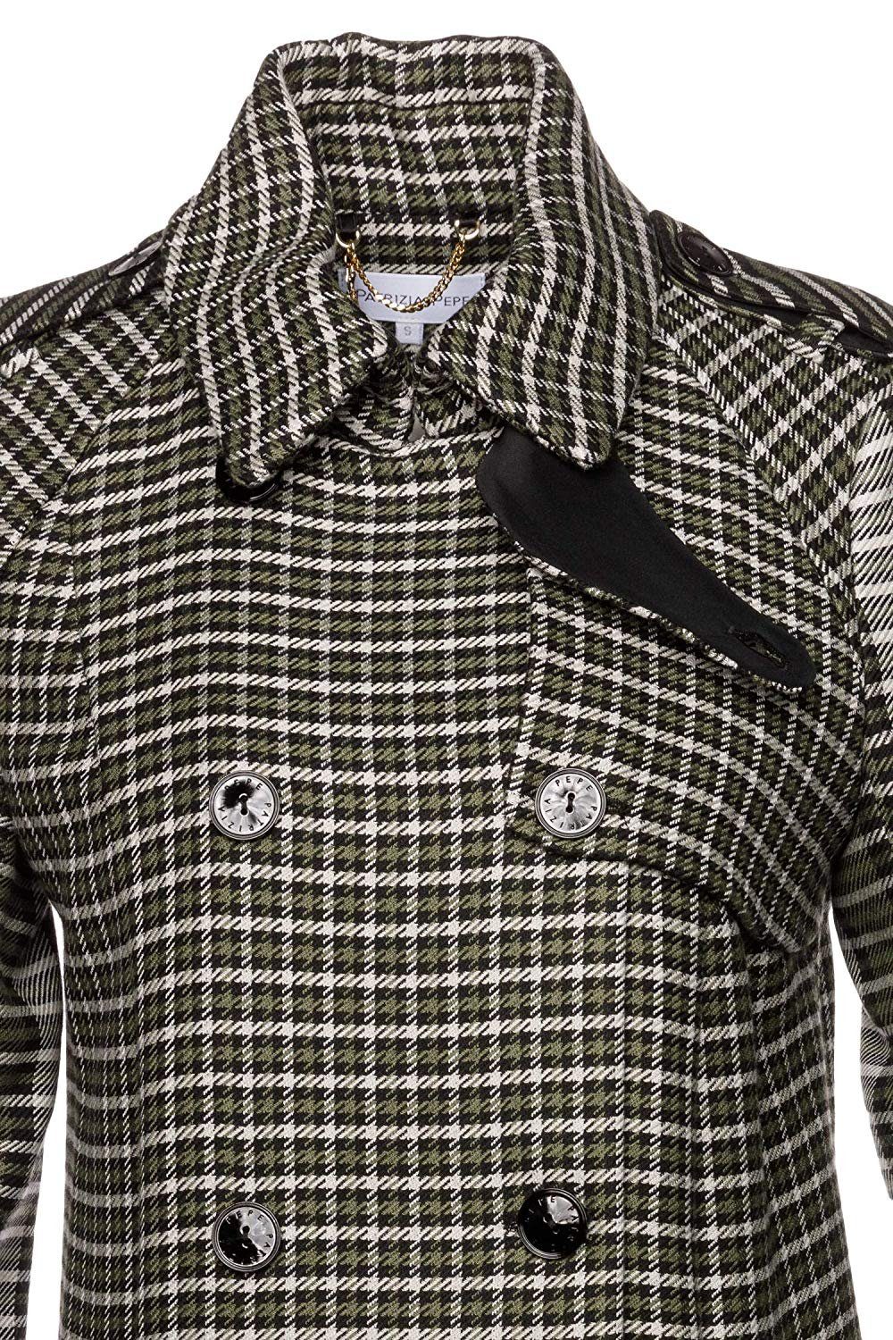 Patrizia Pepe Trenchcoat British Tweed Mantel günstig online kaufen