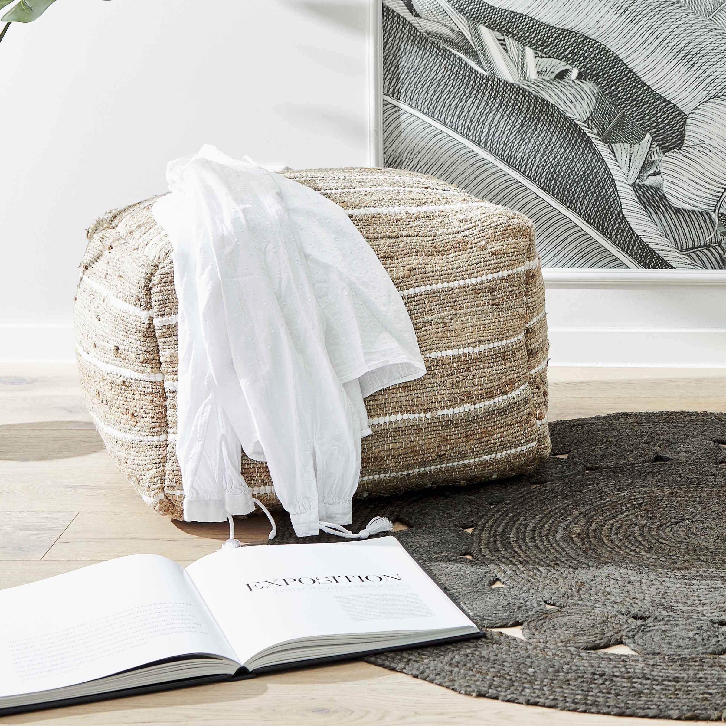 BUTLERS Pouf »ALL NATURE Sitzpouf B 50 x H 35cm«