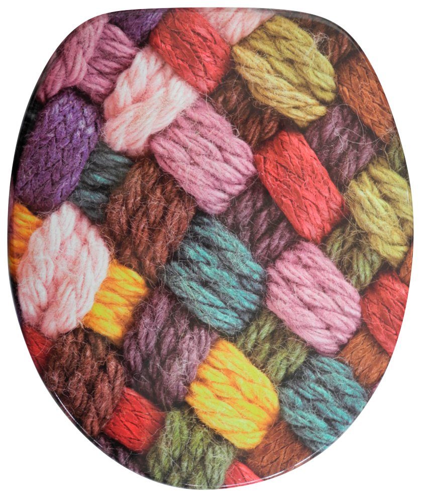 Sanilo WC-Sitz Wolle, mit Absenkautomatik