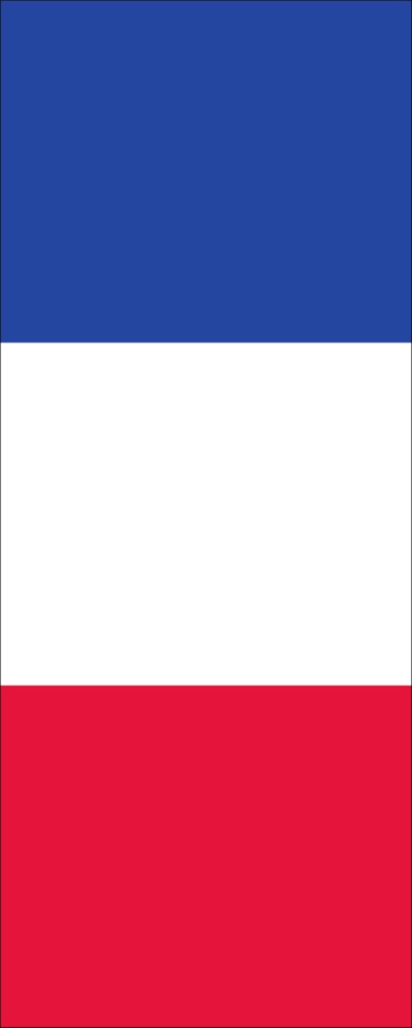 flaggenmeer Flagge Hochformat Frankreich Flagge g/m² 110