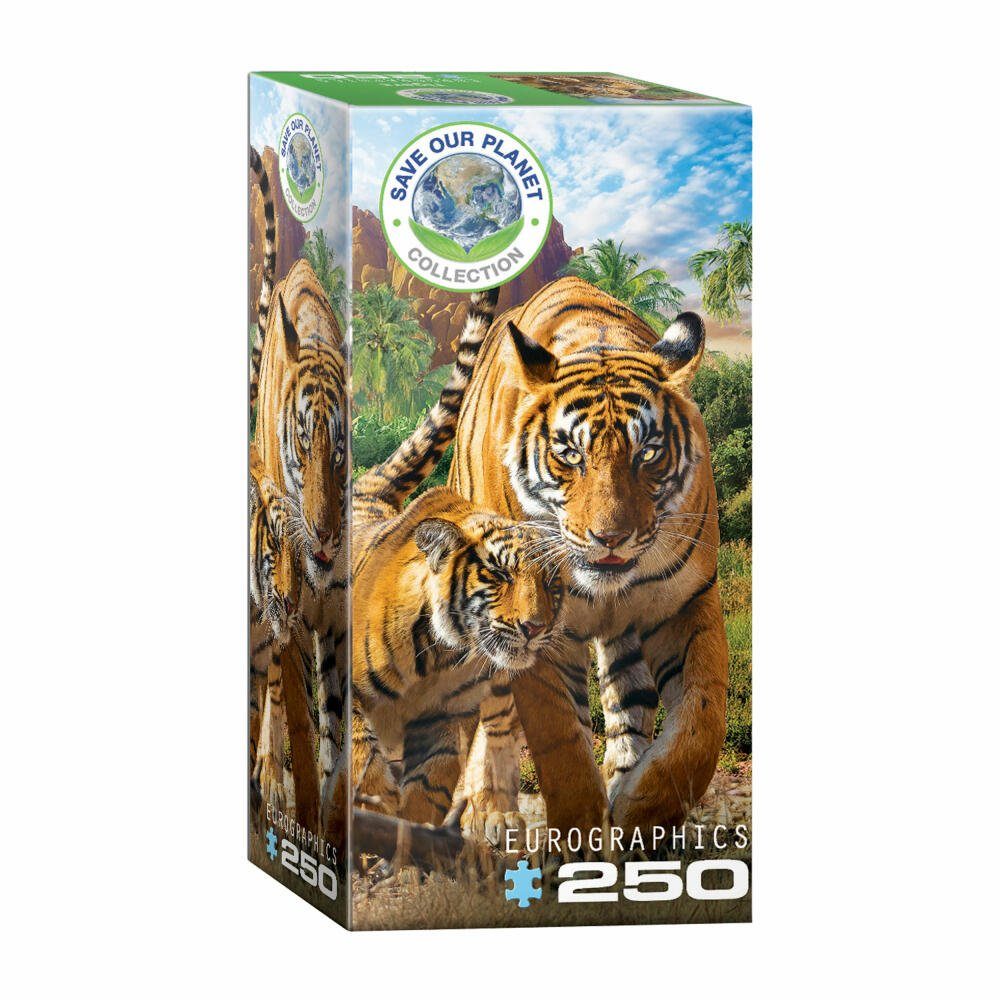 EUROGRAPHICS Puzzle Tiger, 250 Puzzleteile