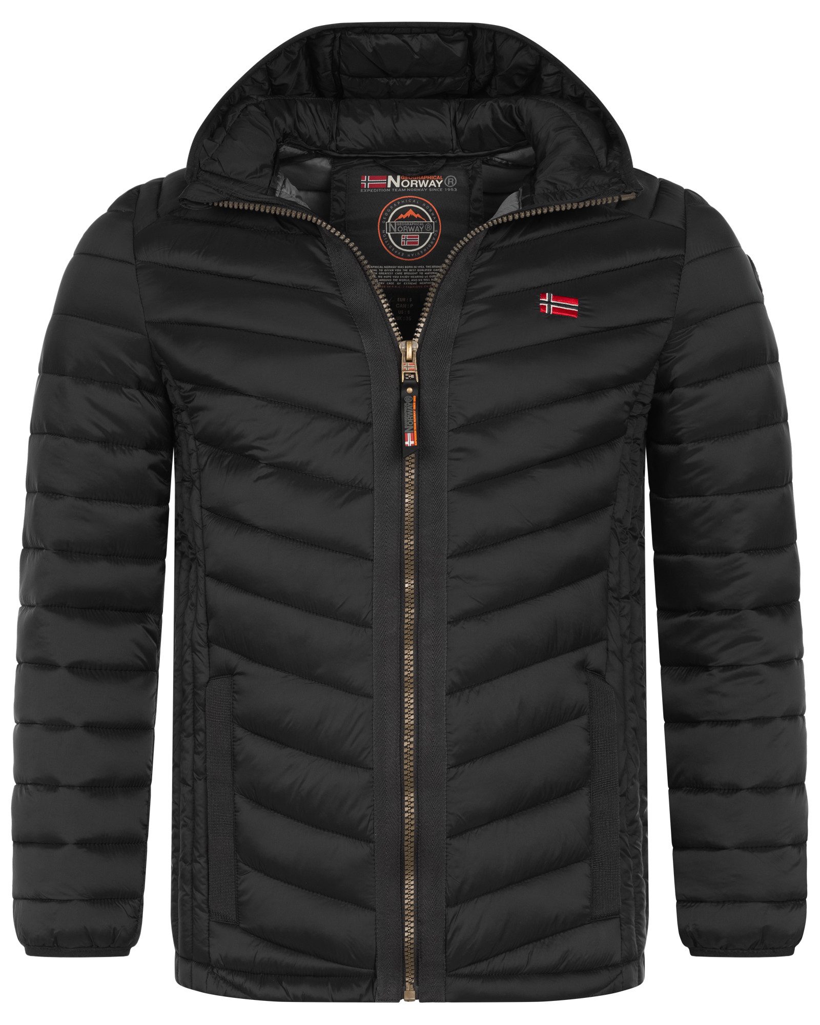 Geographical Norway Steppjacke Herren Herbst Winter Jacke Steppjacke Kapuze günstig online kaufen
