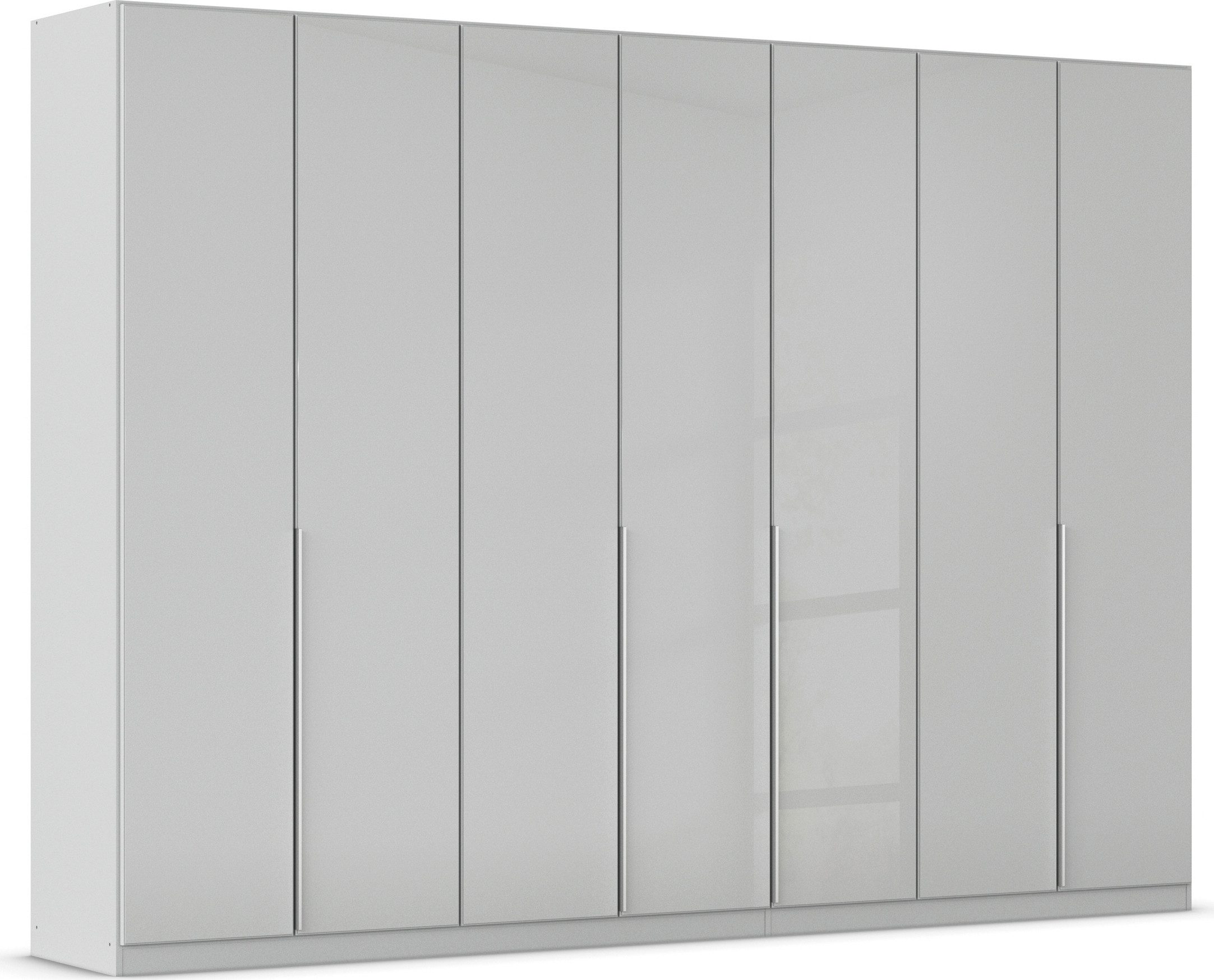 OTTO home Drehtürenschrank Kleiderschrank Kleiderschränke Schrank Garderobe AGORDO mit Glasfront (in zwei Griff-Farben, Breiten 91-405 cm) durchdachte Innenausstattung, in 8 Breiten und 2 Höhen MADE IN GERMANY