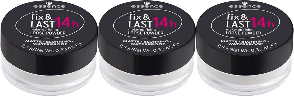 LOOSE Essence make-up fix LAST Puder & fixing POWDER, 14h