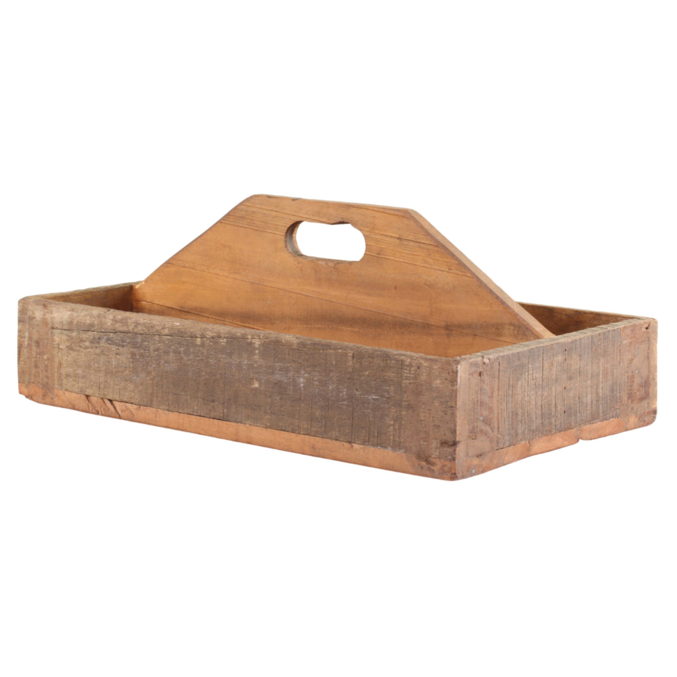 Chic Antique Aufbewahrungsbox Chic Antique Holzkasten „Grimaud“ mit Henkel aus recyceltem Holz