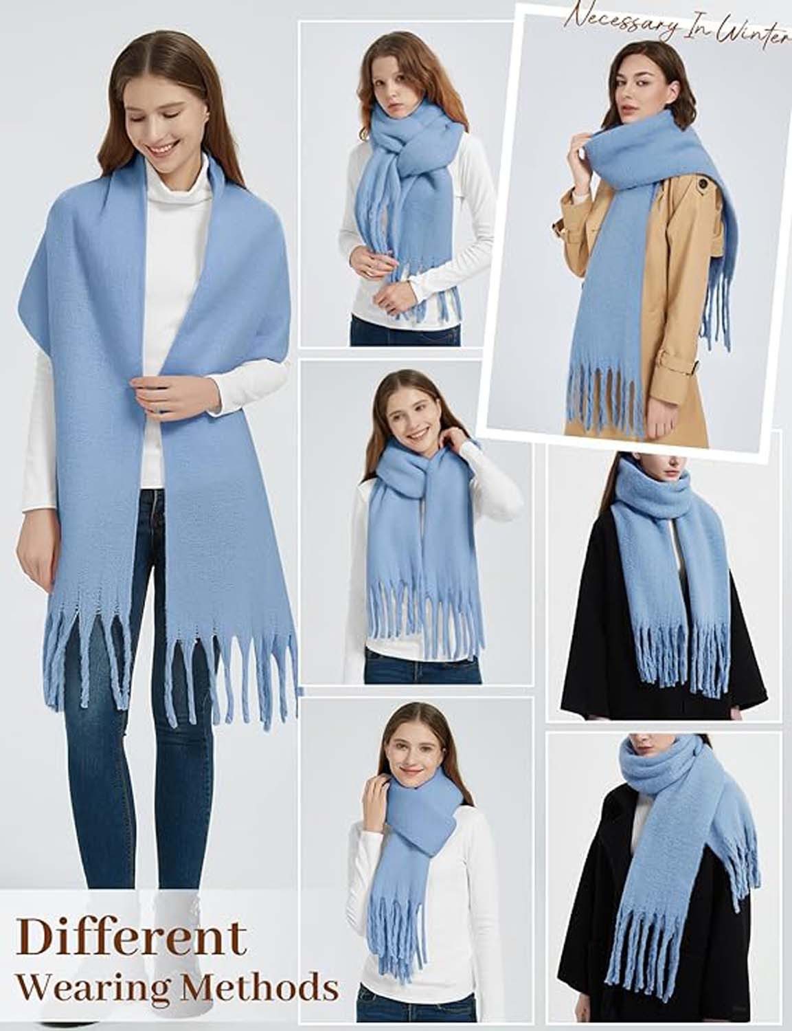 Coonoor Modeschal Damen Winter Halstuch Kuschelig Dicker Schal Tücher günstig online kaufen