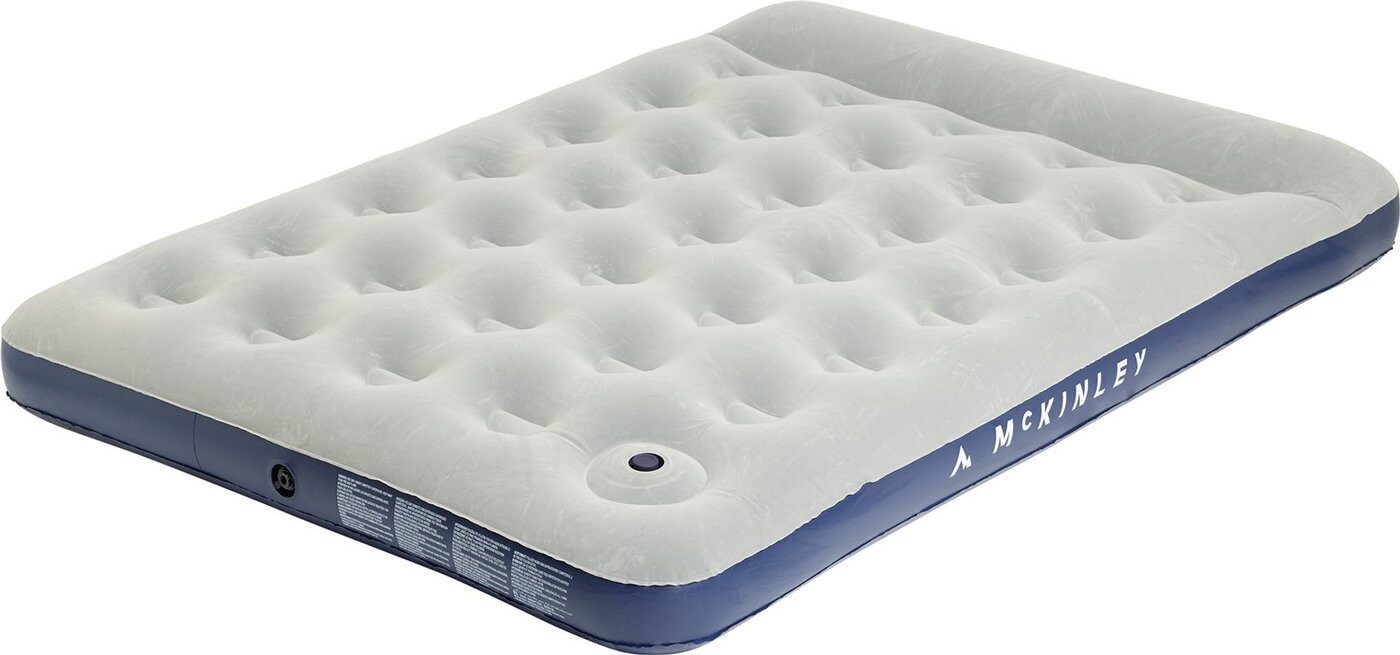 Luftmatratze Luftbett AIRBED DOUBLE W-PUMP GREY/BLUE DARK