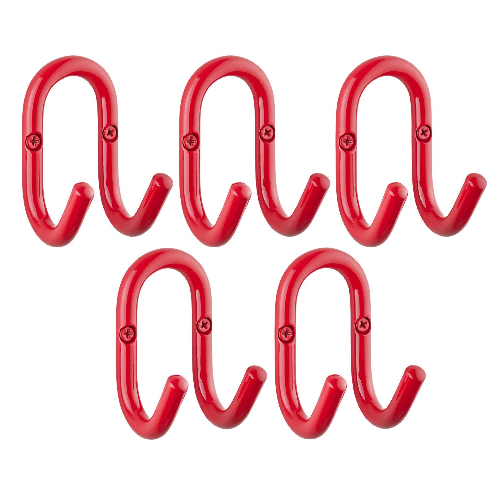 SO-TECH® Kleiderhaken Garderobenhaken FARA Doppelhaken Stahl, (5-St), 88 x günstig online kaufen