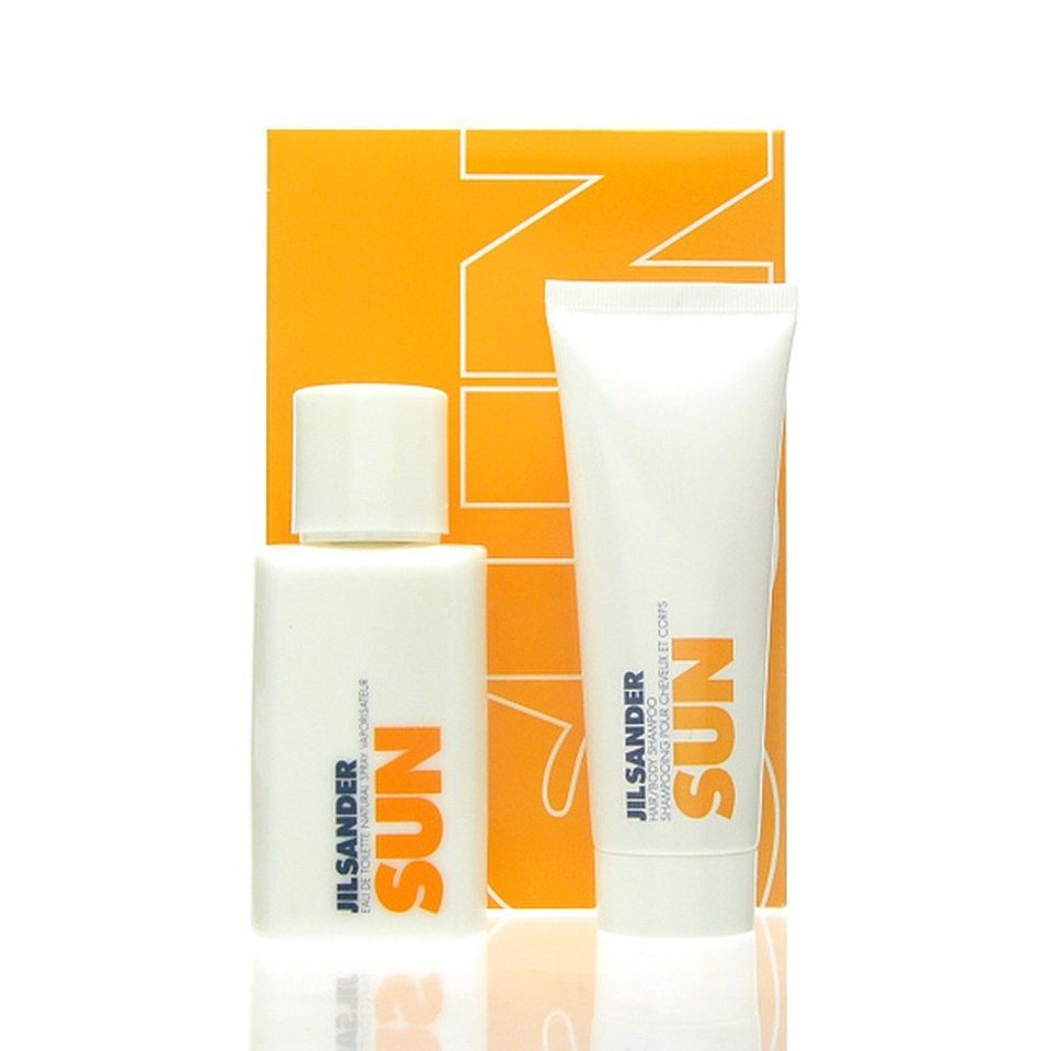 JIL SANDER Duft-Set Sun for Women Set 75 ml EDT + 75 ml SG, 2-tlg.,  Produktart: Eau de Toilette, Duftset