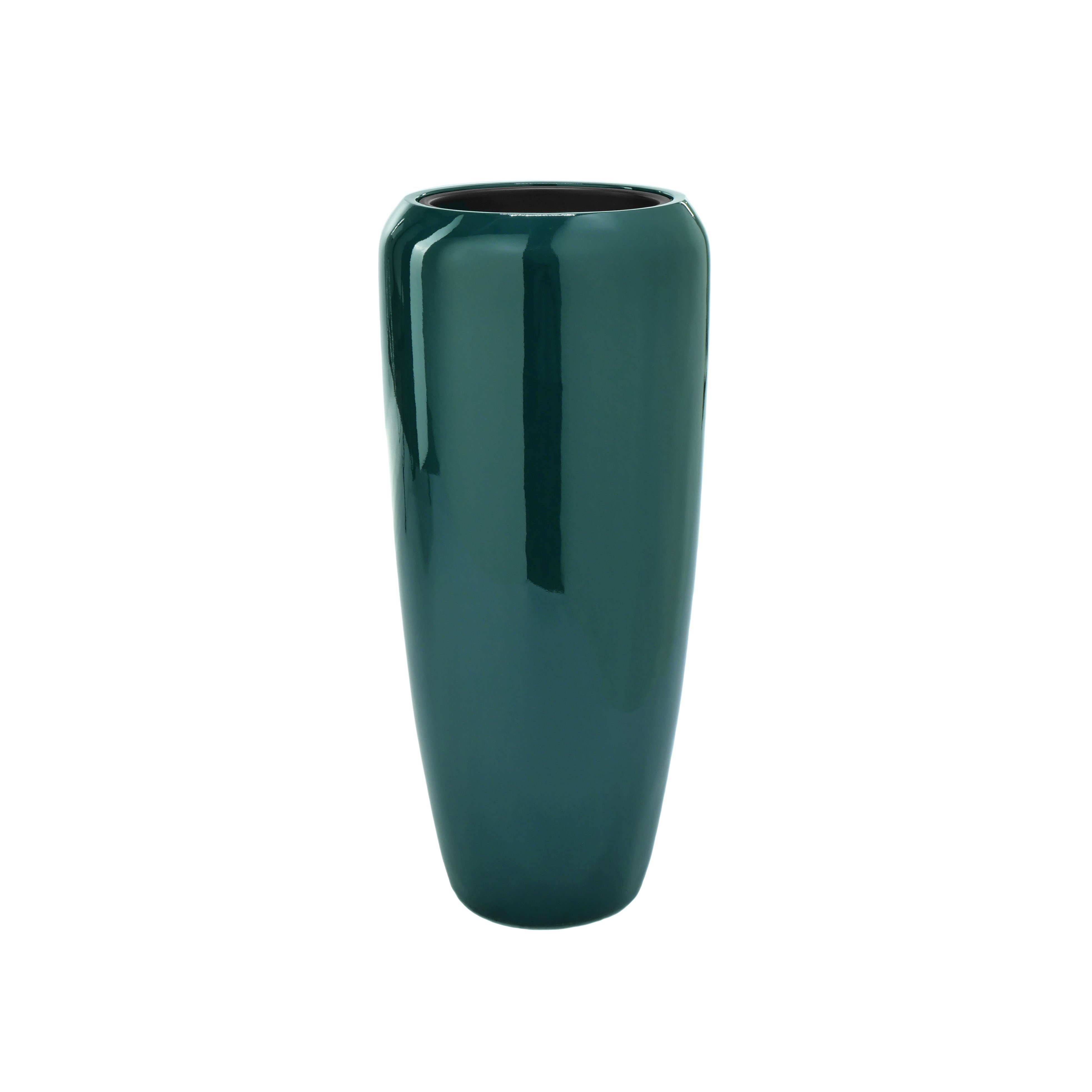 Flingora Bodenvase Cleo, mit Einsatz - Fiberglas - Indoor & Outdoor - Blaugrün - Höhe 75 cm. € 164,95, (€ 164,95 pro 1 Stk).