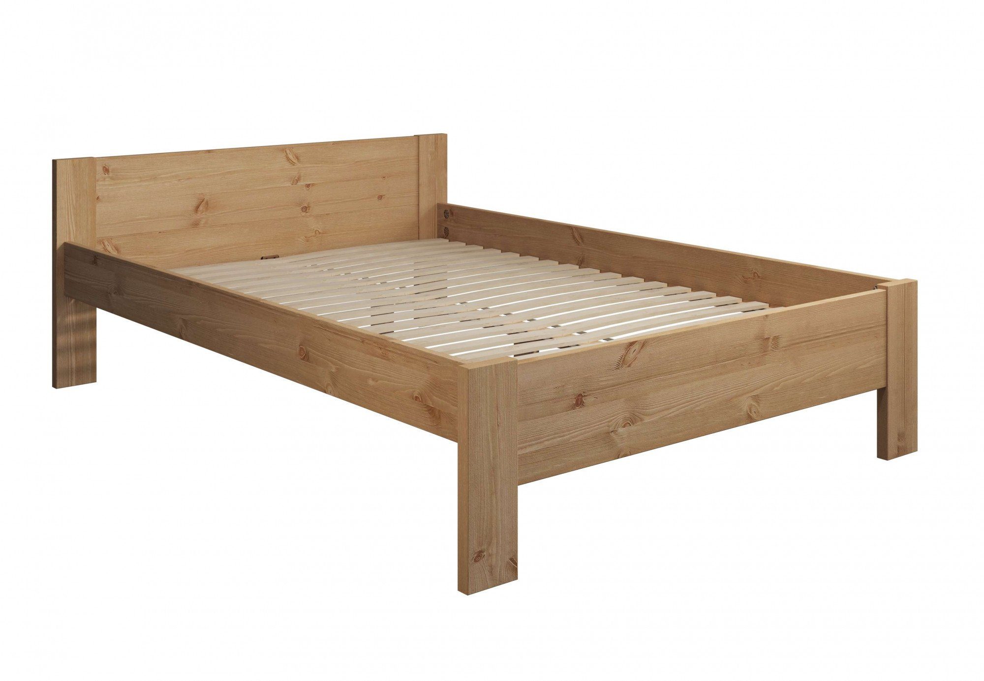 Home affaire Bett Hero, Jugendbett, zertifiziertes Massivholz (Kiefer), zeitlos elegant