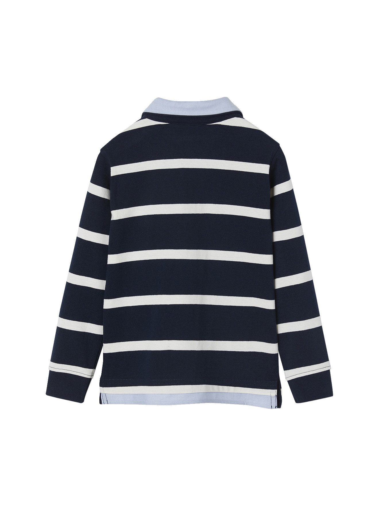 vertbaudet Langarm-Poloshirt Jungen Poloshirt mit Lageneffekt – Bild 2 von 4