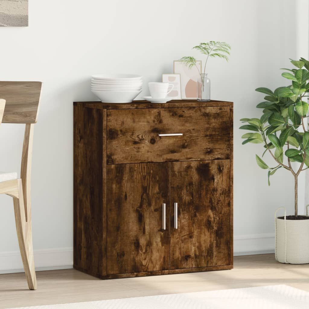 vidaXL Sideboard Sideboard Räuchereiche 60x31x70 cm günstig online kaufen