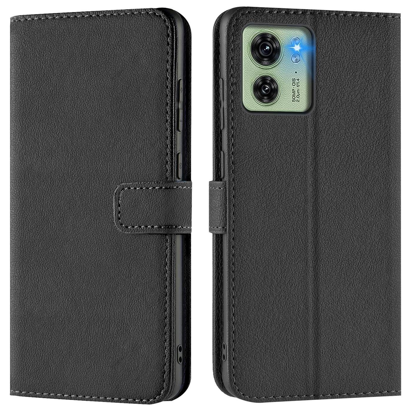 CoolGadget Handyhülle Wallet Klapp Tasche Book Case für Motorola Edge 40 6,55 Zoll, Hülle Klapphülle Flip Cover Etui Schutzhülle