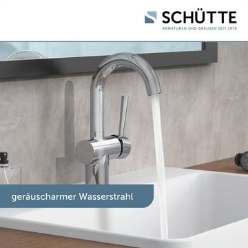Schütte Waschtischarmatur CORNWALL energiesparende Cold-Start-Funkt., 150° schwenkbar, inkl. Pop-up