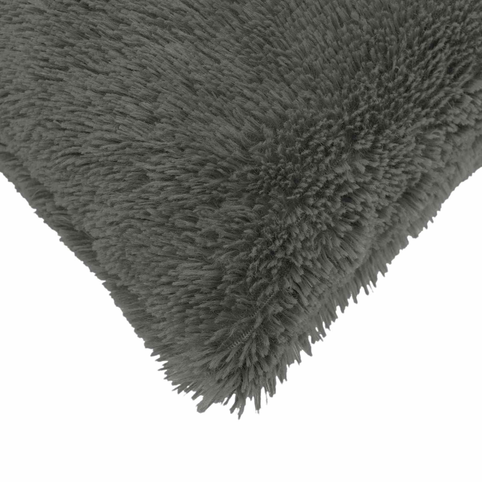vidaXL Kissenbezug Kissenbezug 2 pcs HEERLEN Hellgrau 40 x 80 cm PV Fleece, (2 Stück) – Bild 5 von 5