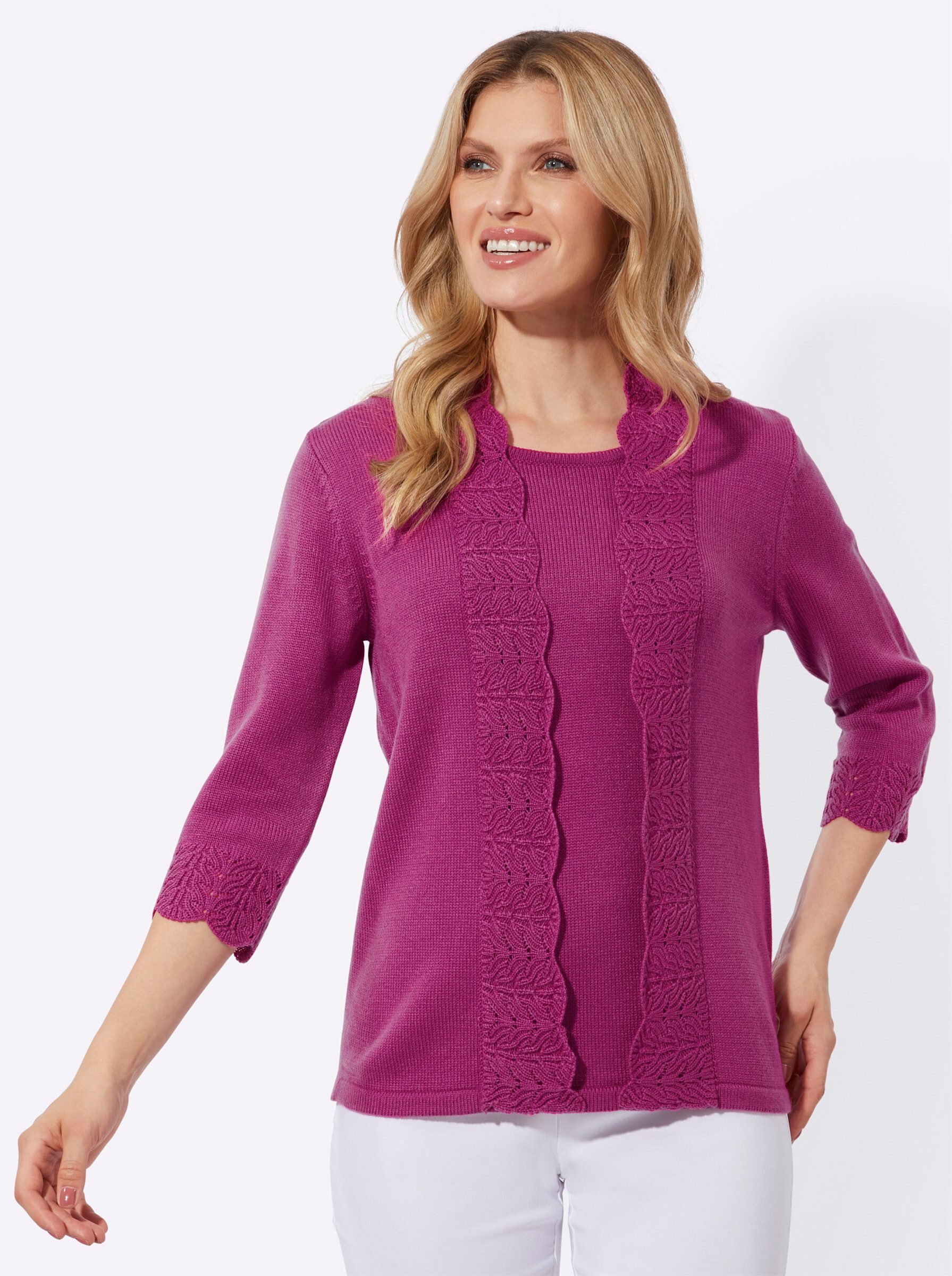 Strickpullover 2-in-1-Pullover