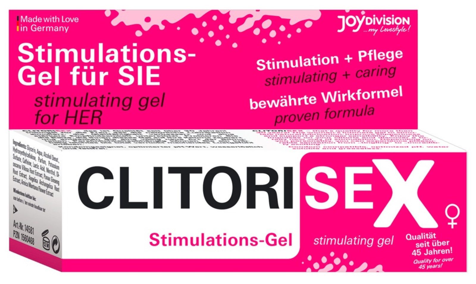 Stimulationsgel 25 ml - Joydivision Präparate - CLITORISEX Stimulat.gel 25 ml