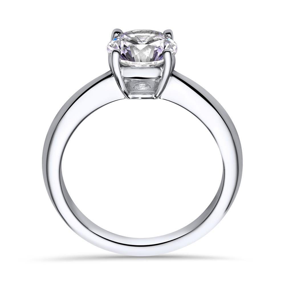 JEWLIX Verlobungsring Moderner Verlobungsring aus 925 Silber mit Steinbesat günstig online kaufen