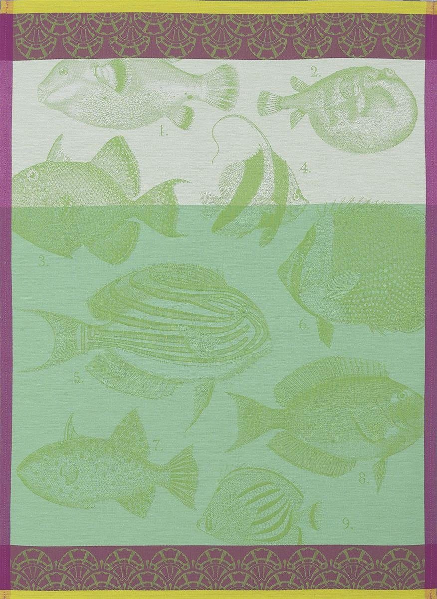 Moorea cm, Le 1 Geschirrtuch jacquard-gewebt x 80 Francais Geschirrtuch Algue (1-tlg., Geschirrtuch), x 60 Jacquard