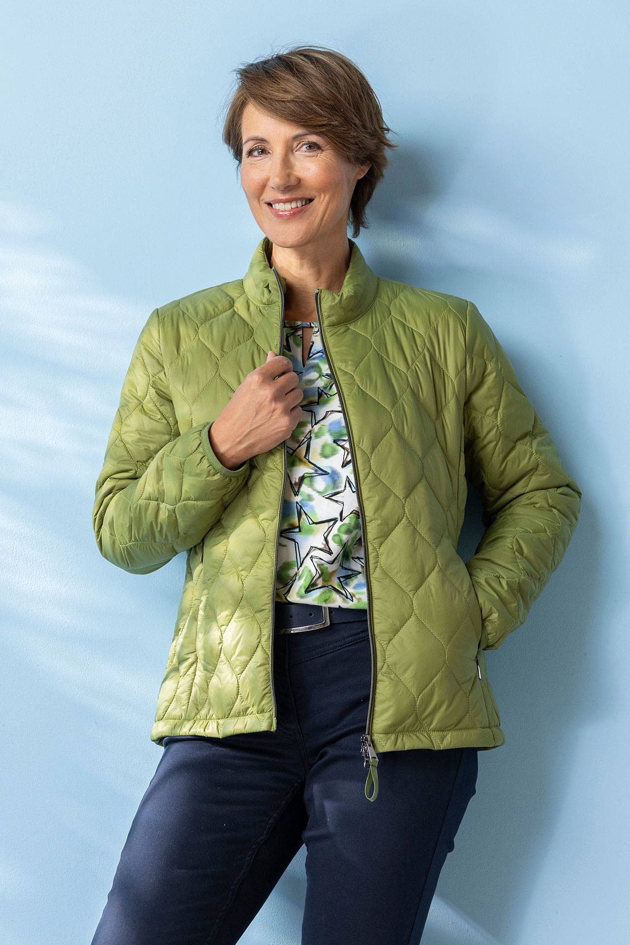 Jacke Green Goose Daunenjacke Green Goose Steppjacke