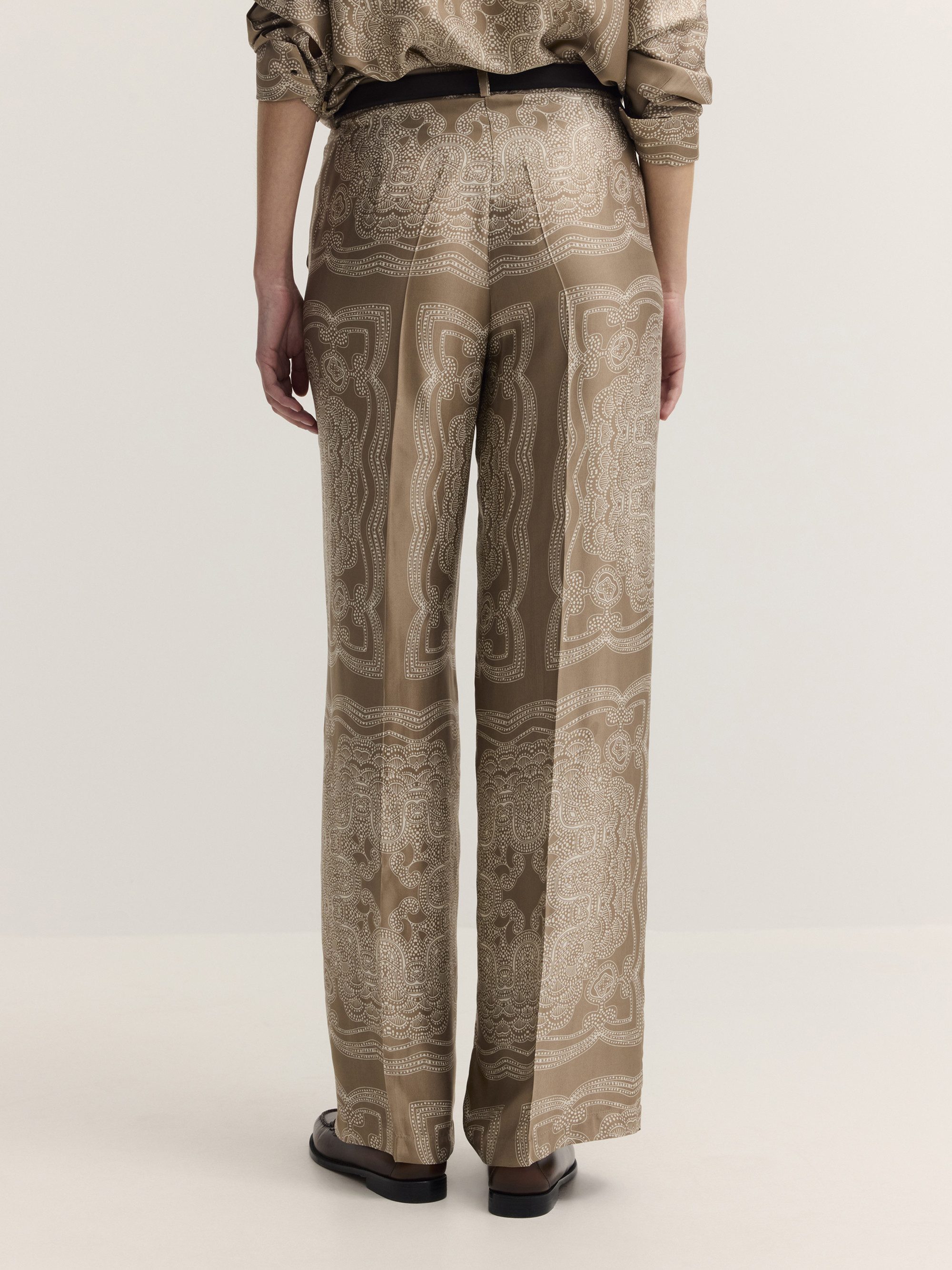 bugatti Stoffhose Modern Fit Modern Fit Viskosehose Grafischer Print