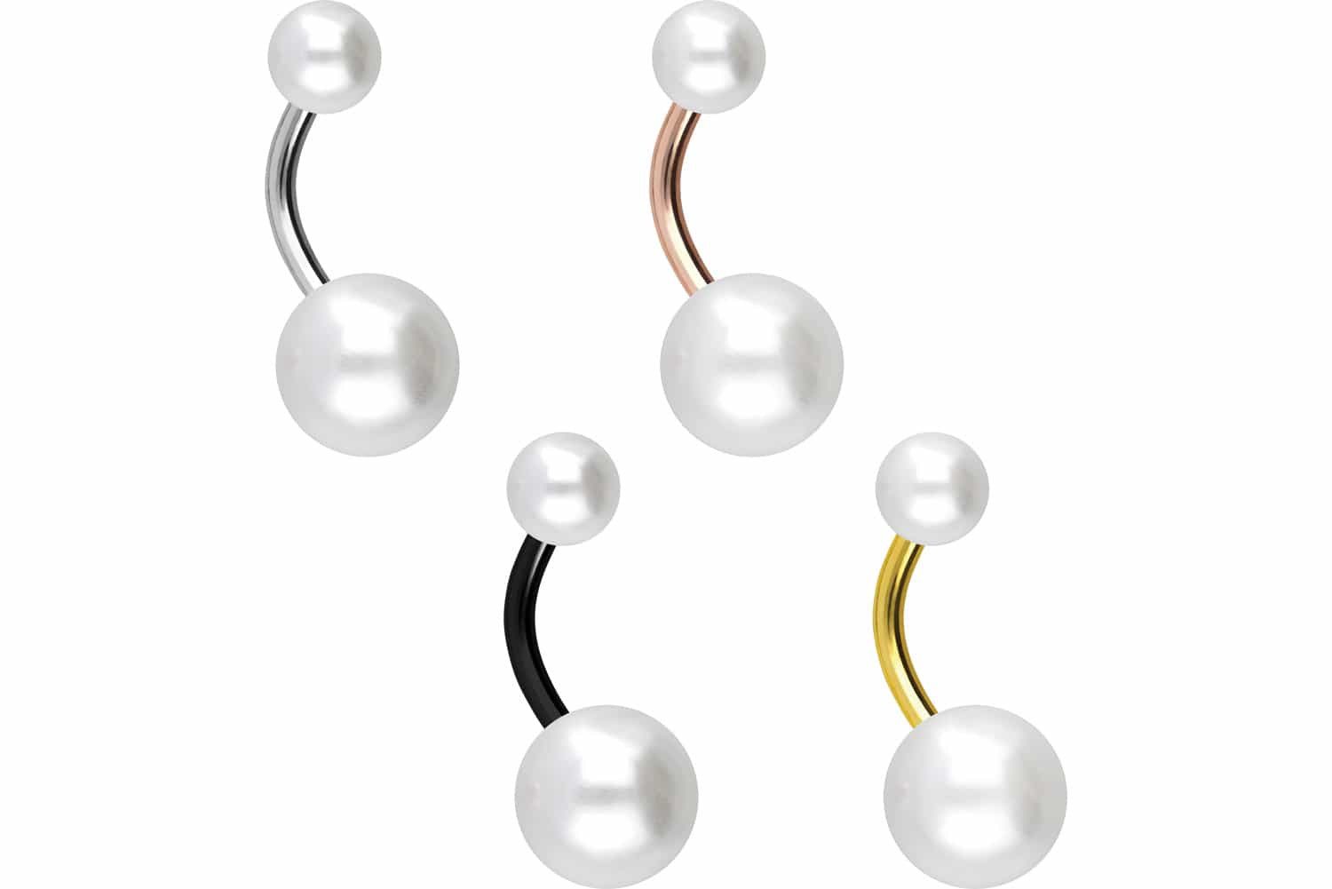 PIERCINGLINE Bauchnabelpiercing Titan Bananabell mit Innengewinde günstig online kaufen