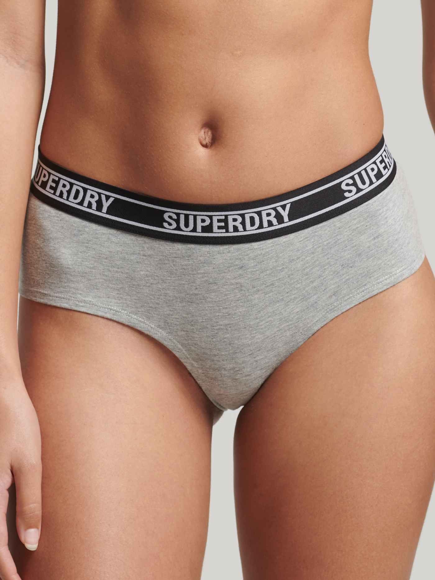 Superdry Panty Hipster-Slip mit Multi-Logo (1-St)