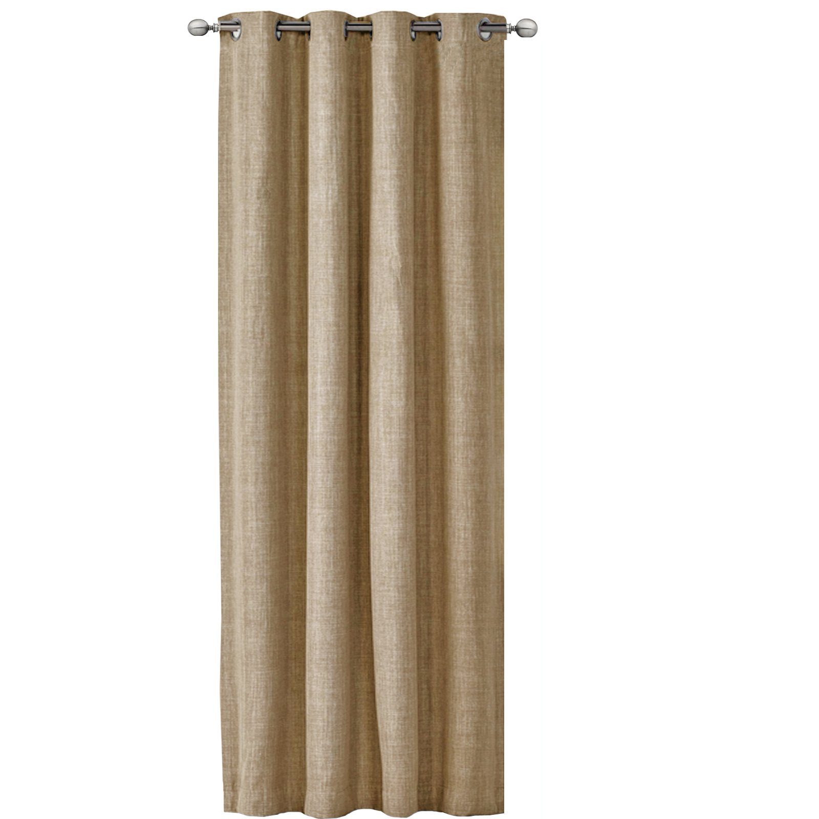 JEMIDI Gardine Vorhang blickdicht, 140x245cm, Ösen, günstig online kaufen