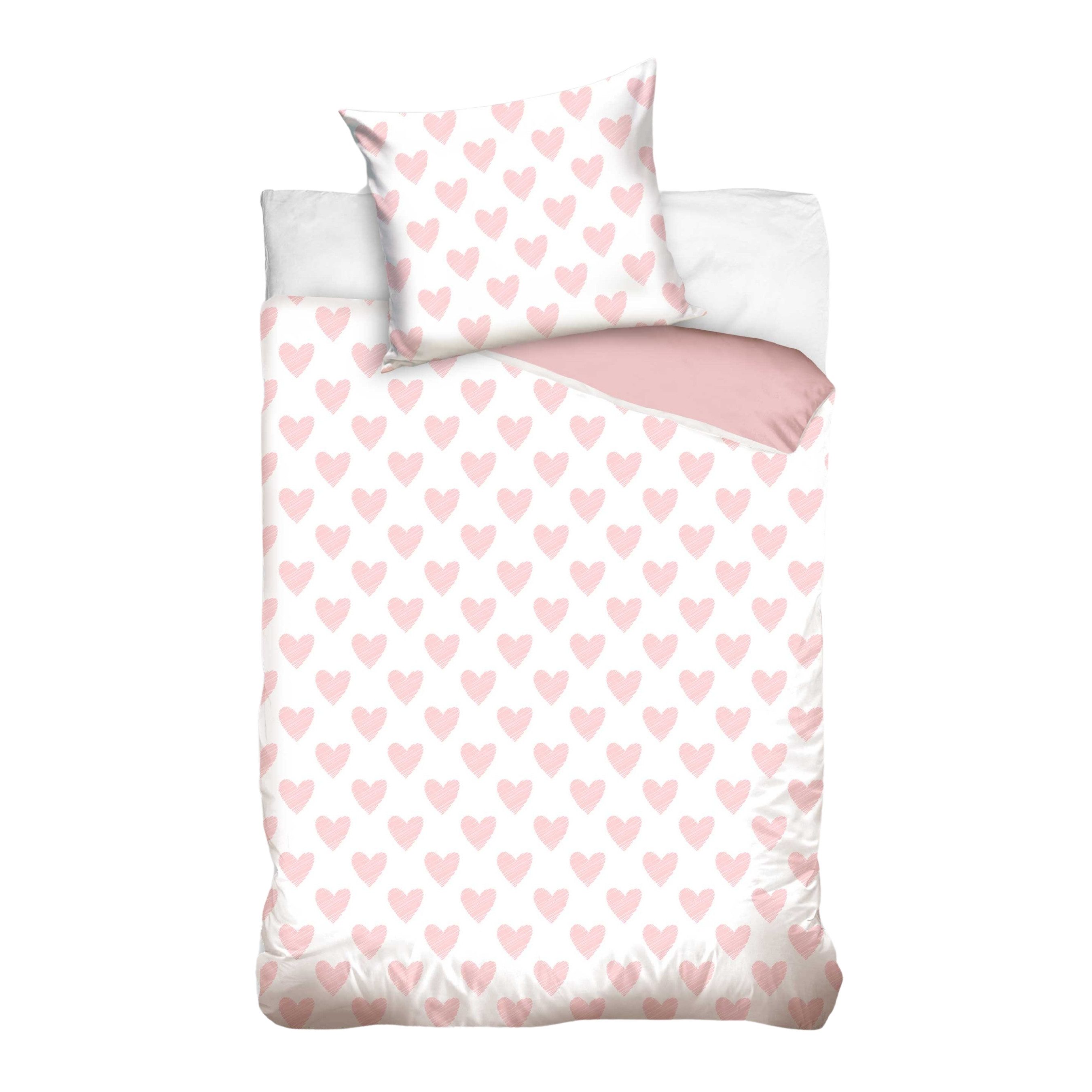 MTOnlinehandel Kinderbettwäsche Amelie, Mako-Satin in 135x200 + 80x80 cm, 1 günstig online kaufen