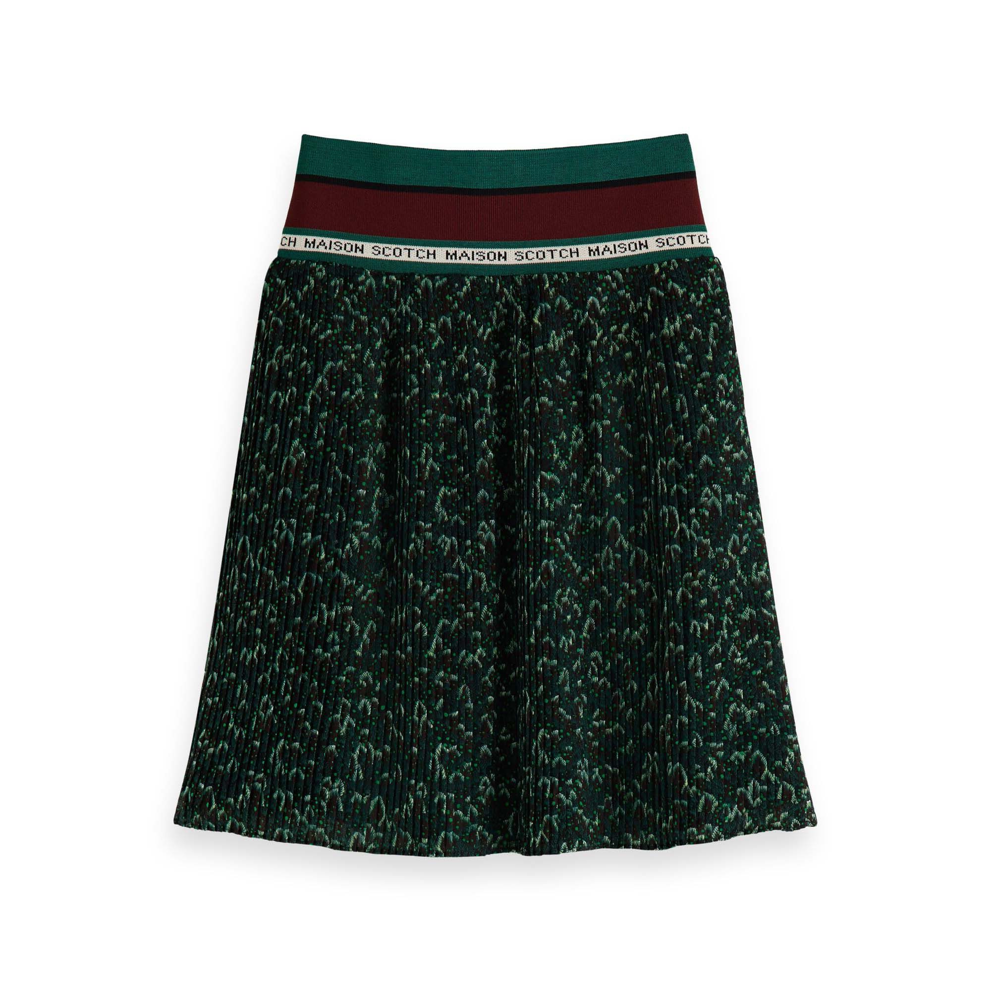 Sweatrock Maison Scotch Damen Rock Pleated Skirt 156008