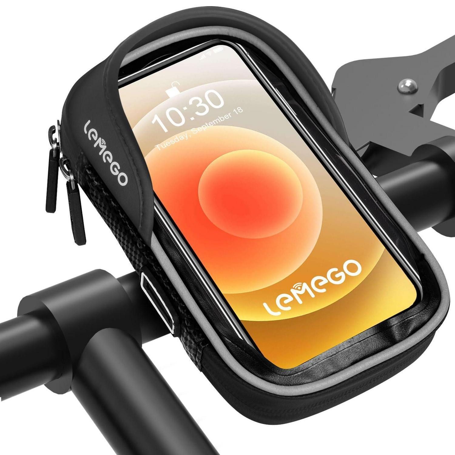 Smartphone-Halterung Handyhalterung Fahrrad 360 Grad drehbar wasserdicht bis 6,8 Zoll