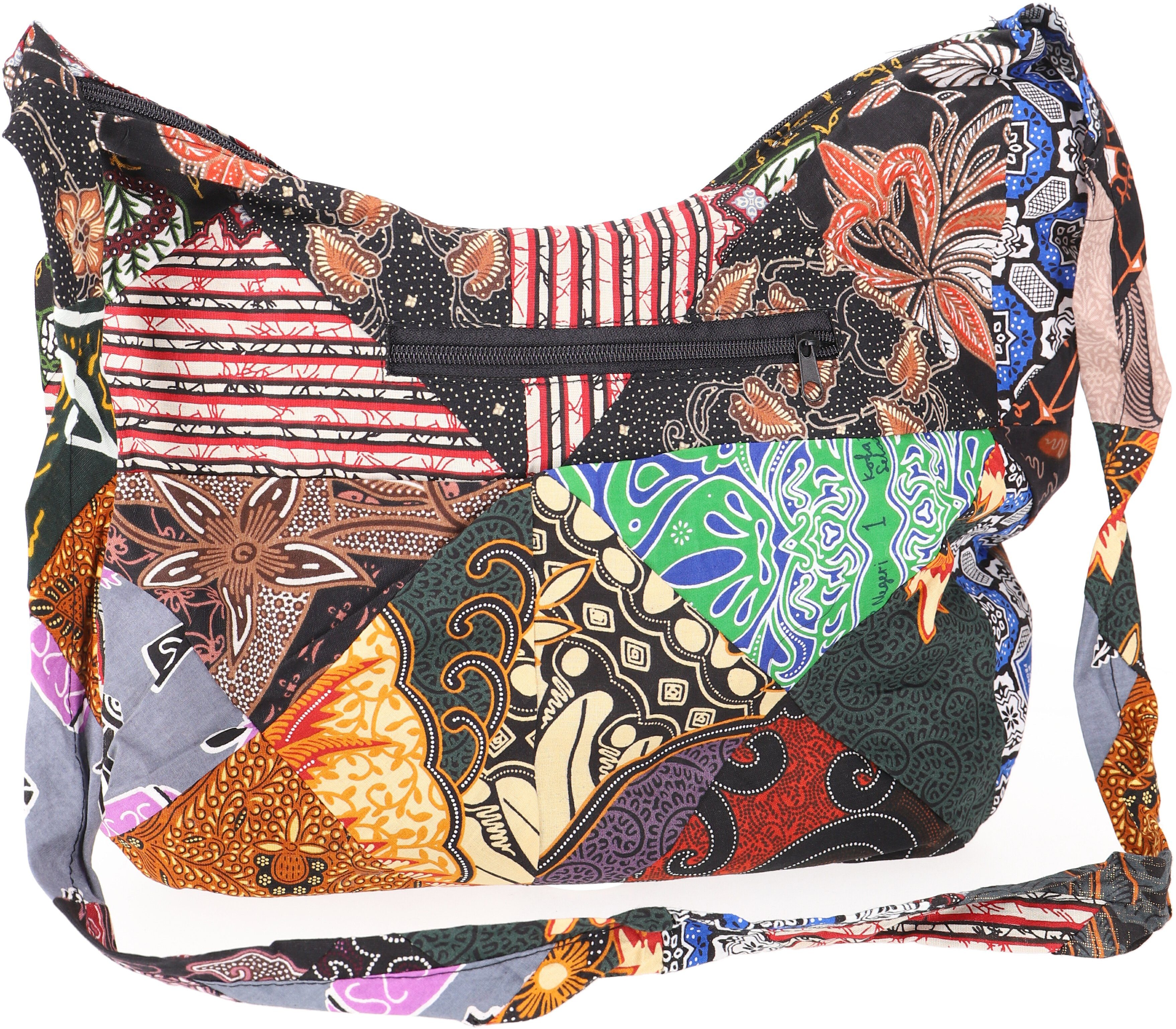 Guru-Shop Schultertasche Patchwork Batik Beutel, Sadhu günstig online kaufen