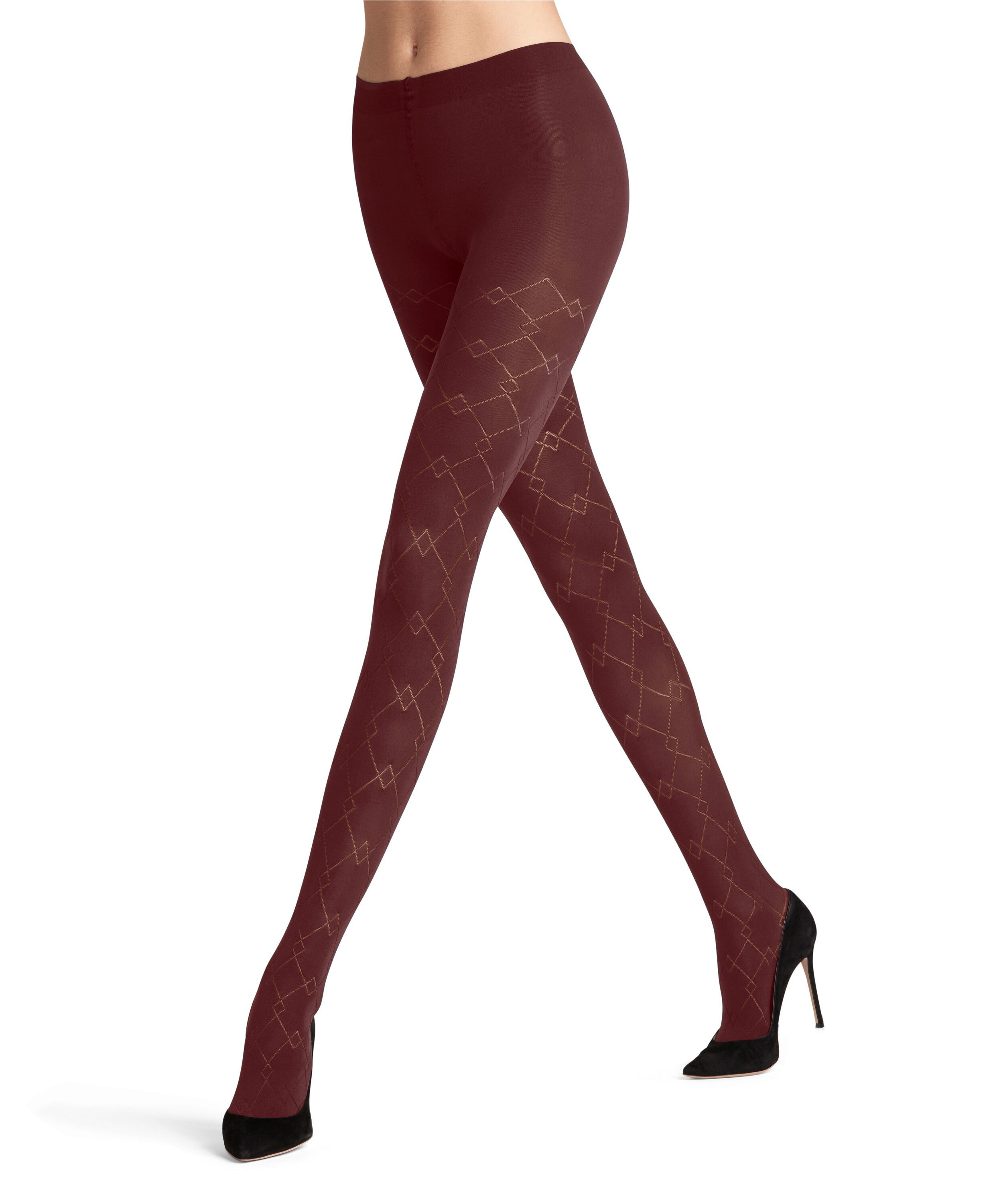 FALKE Feinstrumpfhose Check Mate 60 DEN (1 St) mit Argyle-Muster