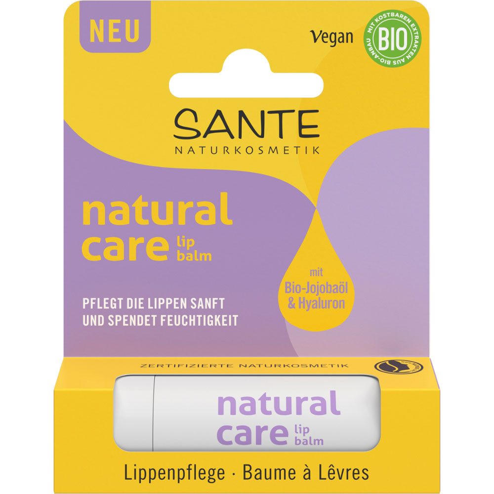 SANTE Gesichtspflege NATURAL CARE LIP BALM, 4.6 g