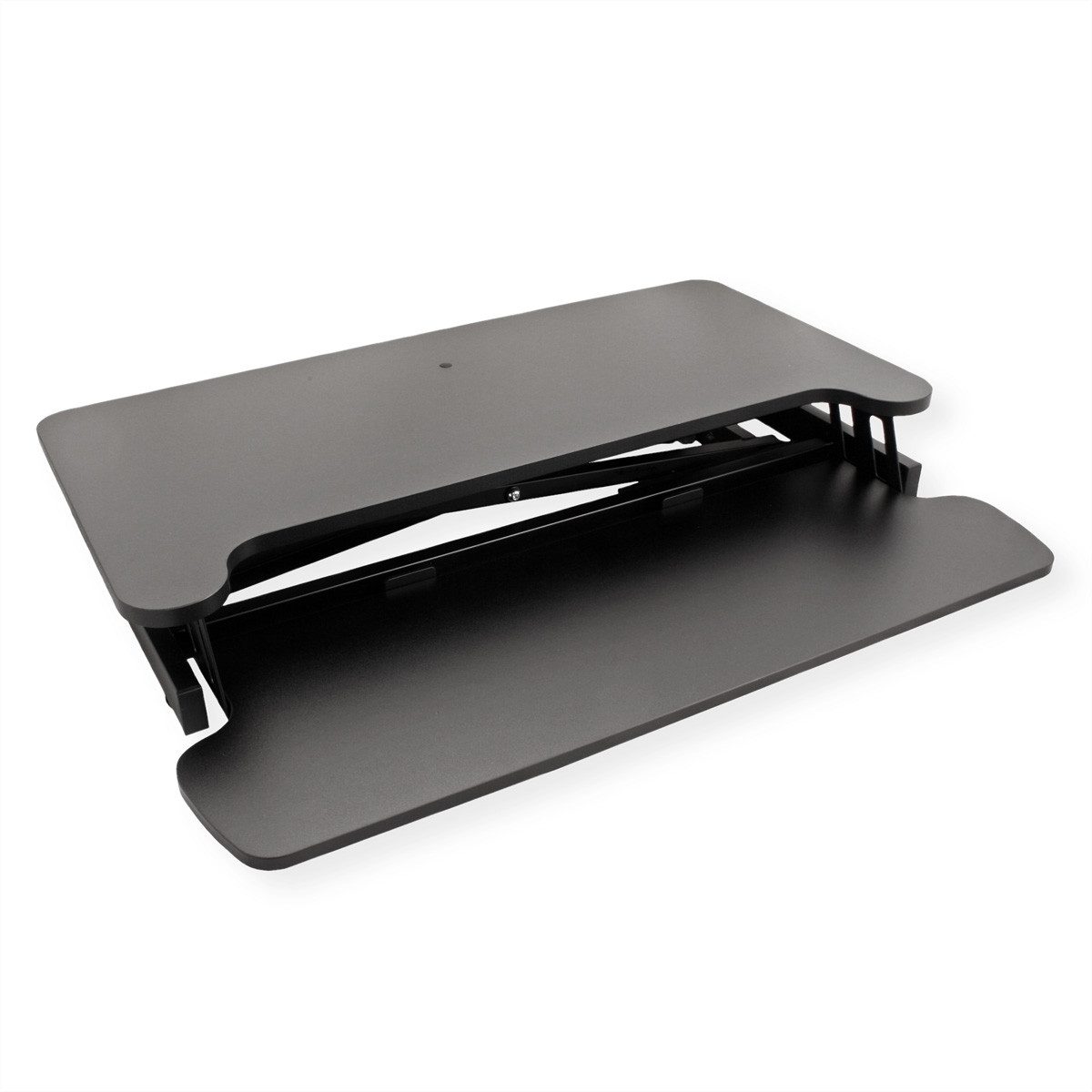 VALUE Monitor-Halterung Höhenverstellbarer Schreibtischaufsatz, 800 x 400 mm – Bild 4 von 5