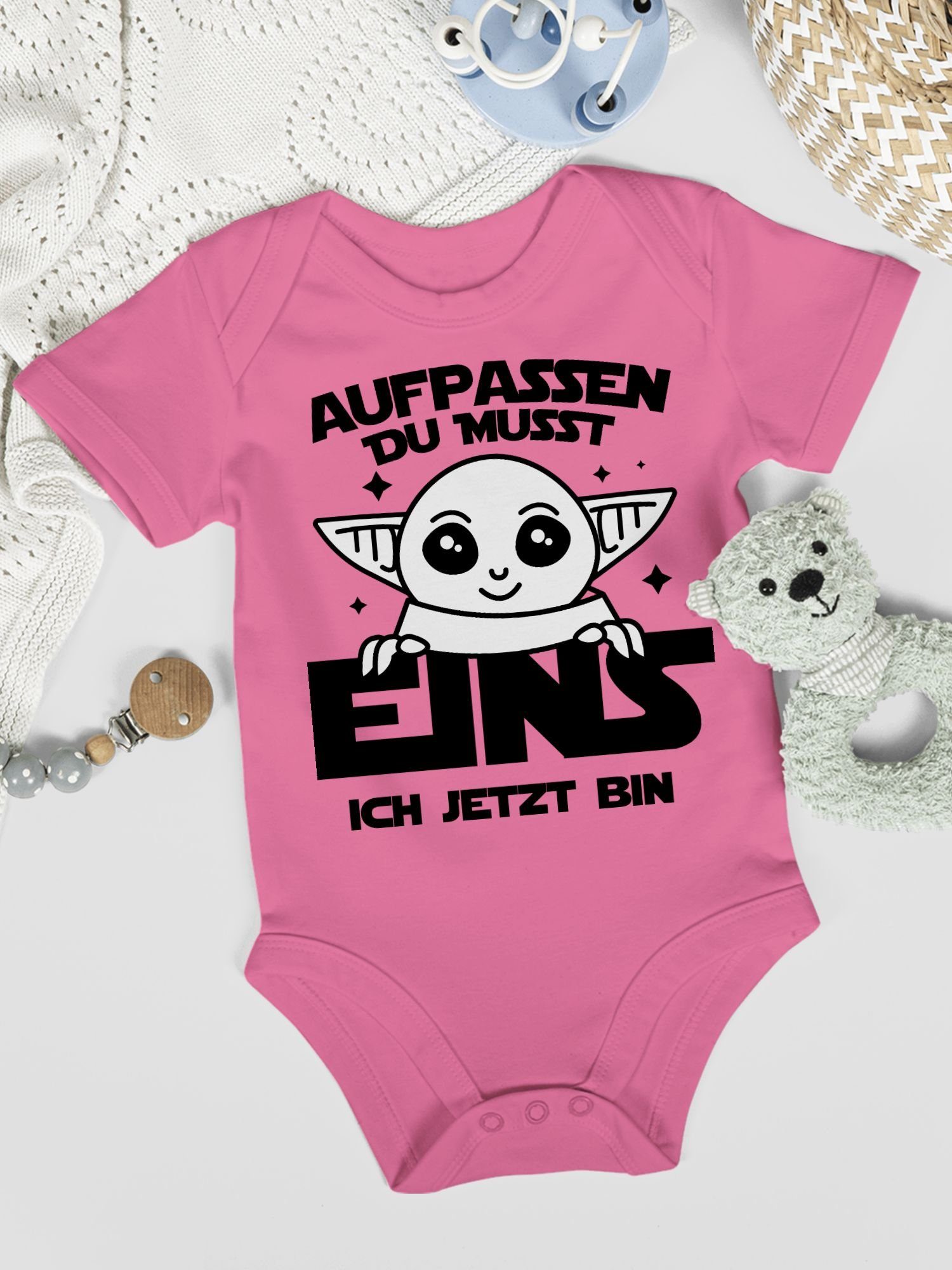 Shirtracer Shirtbody Aufpassen du musst eins ich jetzt bin 1. Geburtstag