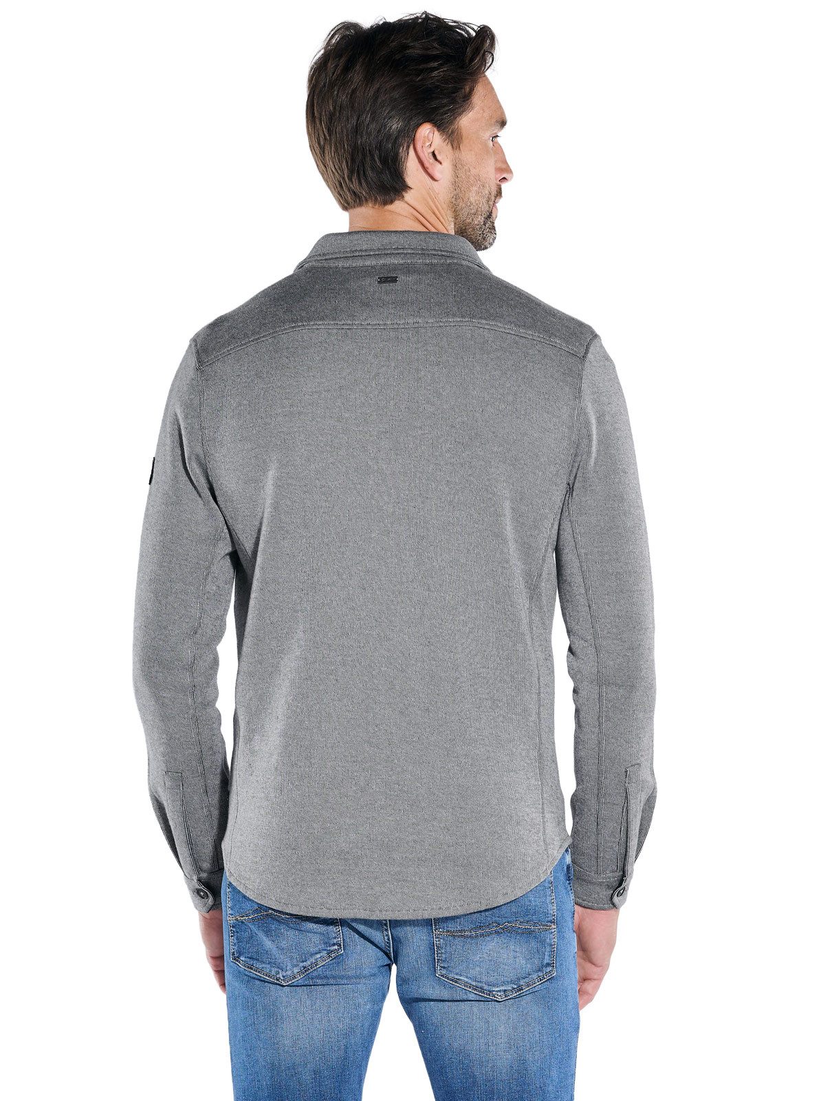 Engbers Sweatshirt Herren Sweatshirt im Overshirt-Design, Grau günstig online kaufen